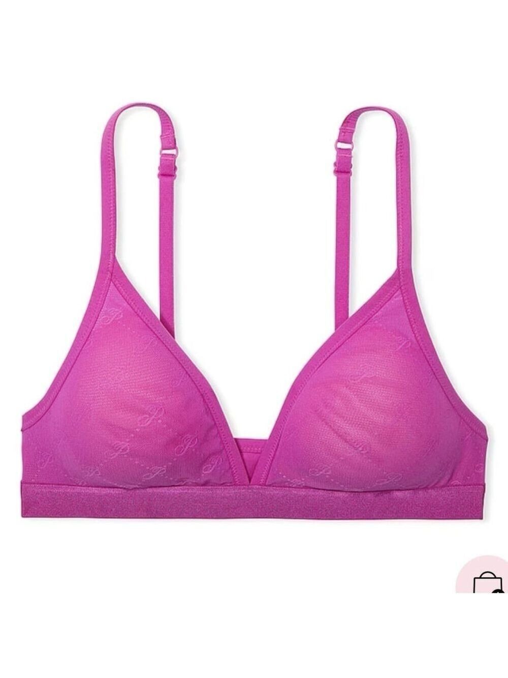 Pink Victoria’s Secret Fuchsia Triangle Bralette